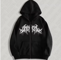 Dark Metal Zip-Up Hoodie