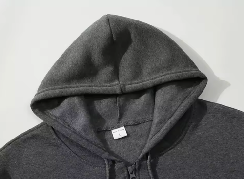 Dark Metal Zip-Up Hoodie